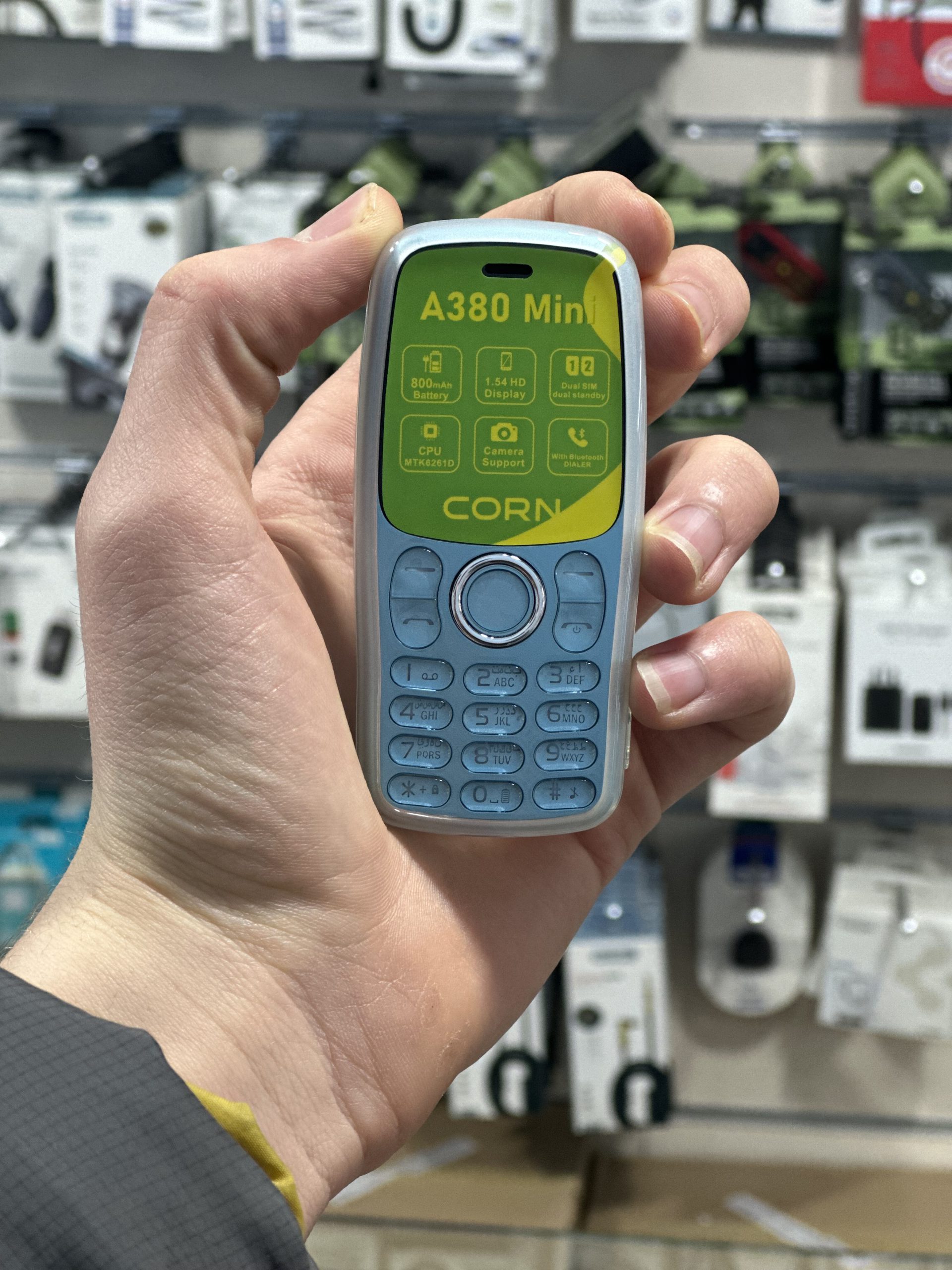 IMG_9284 قیمت گوشی مینی کورن CORN A380 اصل